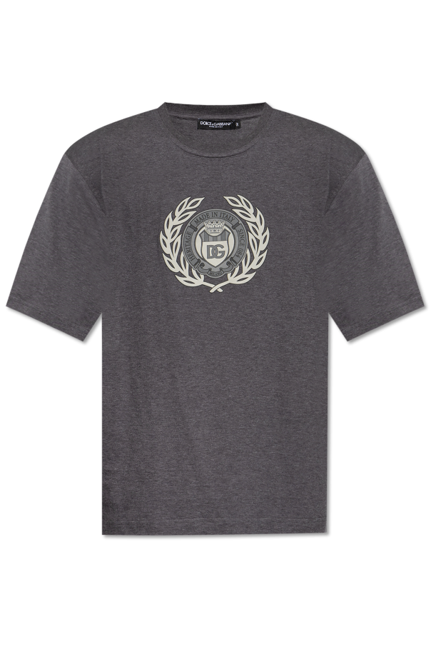 Tシャツ・カットソー DOLCE & GABBANA Men T-shirt Grey G8SH7TG7020 S8290 T-shirt in cotton in Grey for Men | Dolce&Gabbana®